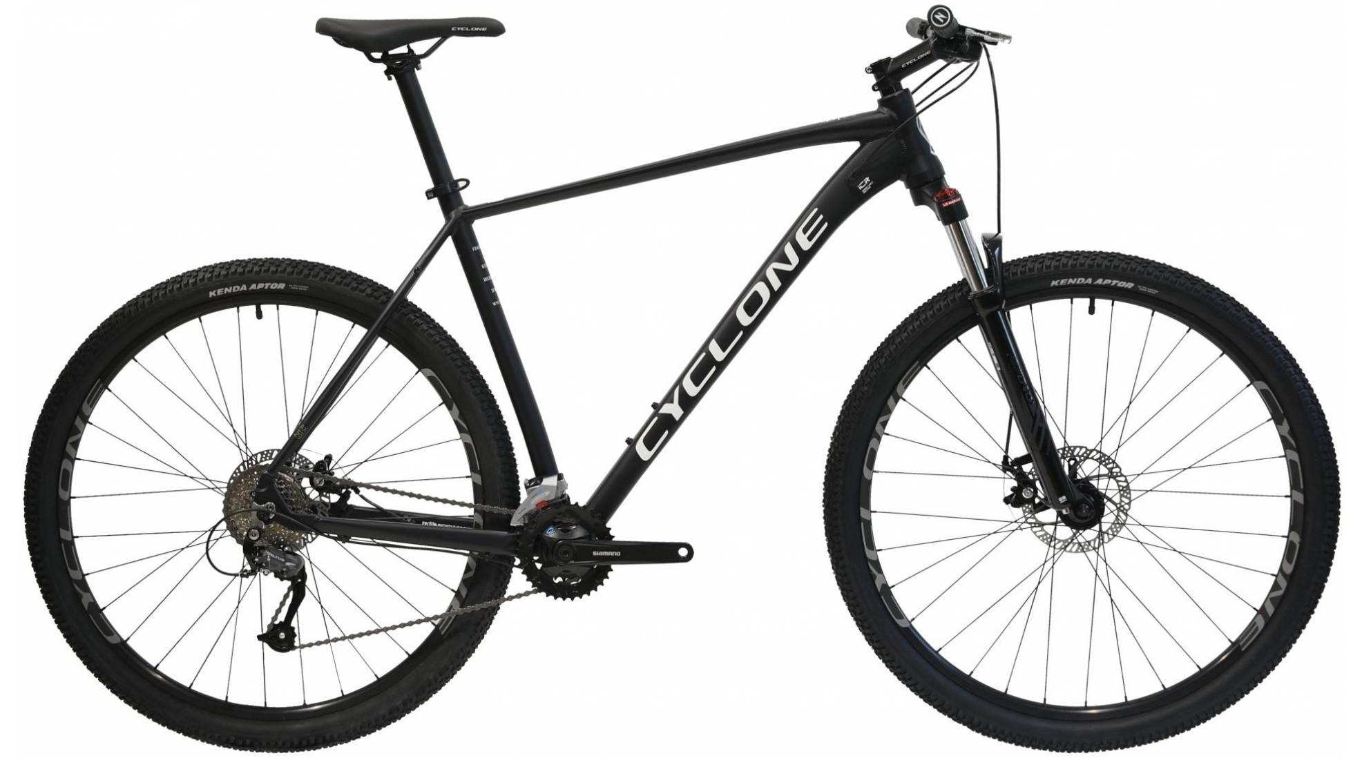 Фотография Велосипед Cyclone AX 29" размер M рама 18” 2023 Черный